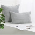 thumbnail image 3 of Decoraciones de Año Nuevo/Navidad Pana Suave Decorativo Cuadrado Throw Pillow Cover Fundas de Cojines Funda de Almohada, Decoración del hogar para Fiesta/Navidad 16x16 Pulgadas/40x40 cm, Juego de 2 oso de fresa Hogar, 3 of 3