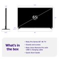 thumbnail image 5 of Restored Roku Smart TV – 65- Inch Pro Series, 4K QLED Mini-LED TV – Roku TV with Backlit Voice Remote Pro, 5 of 11