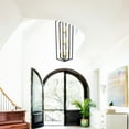 thumbnail image 6 of ACE-LIGHTS,12-Light Farmhouse Ceiling Hanging Light(Bulbs Not Included),Vintage Cage Light Fixture,Height Adjustable Chandeliers for Dining Room,Living Room,Hallway,Foyer,Entryway(Golden), 6 of 11