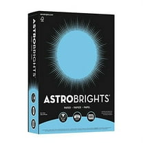 Astrobrights Color Paper, 8.5” x 11”, 24 lb/89 gsm, Lunar Blue, 500 Sheets (21528)