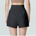 thumbnail image 3 of Gibobby Leggings cortos de yoga para mujer Pantalones cortos para mujer con bolsillos Cintura alta Pantalones cortos de entrenamiento para correr Gimn(Negro,G), 3 of 5