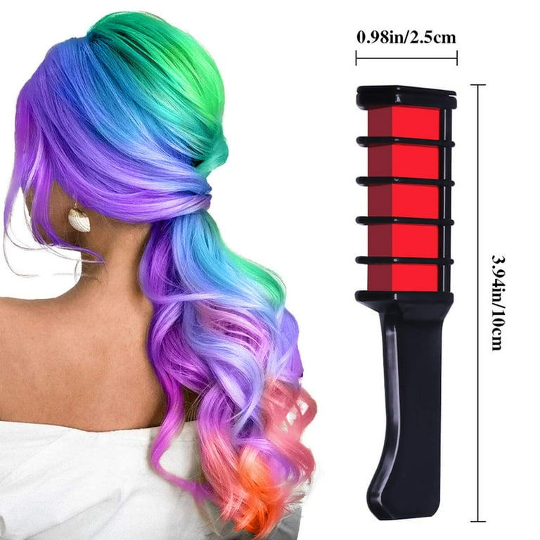 Maydear 12 Colors Hair Chalk for Girls Washable Hair Chalk Comb Set -  Temporary Hair Dye for Kids Age 6 7 8 9 10 11 12 Children's Day Birthday