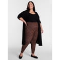 thumbnail image 2 of Terra & Sky Women's Plus High Waist Full Length Leggings, Sizes 0X-5X, 2 of 4