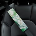 thumbnail image 4 of WYYP Green Leaves Gold Foil Annabel Kidston Car Seat Belt Shoulder Pad 1Pcs, 4 of 5
