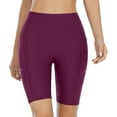 thumbnail image 4 of BeautyIn Swim Shorts for Women with Pockets High Waisted Long Board Shorts, 4 of 8