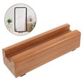 thumbnail image 1 of SHINYPASING Floor Mirror Stand Base Only 1Pcs in Teak Wood for Anti-Slip Stability, 1 of 6