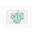 thumbnail image 1 of Cadre Photo Poisson Bleu Peinture d'Art de Bureau 5x7 Pouces, 1 of 3