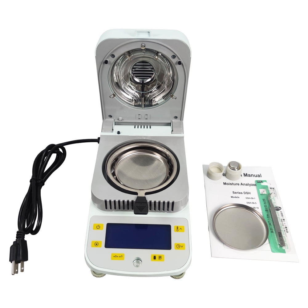 INTSUPERMAI Digital Moisture Analyzer DSH-50-10 Grain Moisture Content Meter Humidity Tester