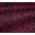 thumbnail image 5 of oneOone Viscose Jersey Burgundy Fabric Skins Animal Craft Projects Decor Fabric Printed By The Yard 60 Inch Wide, 5 of 5