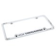 thumbnail image 4 of Chevrolet Traverse wordmark chrome plated metal license plate frame Holder, 4 of 4