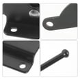 thumbnail image 2 of 1Set Heavy Duty Carbon Steel Gate Latch for Wooden Fence Door with Locking Function Black 15x3in, 2 of 8
