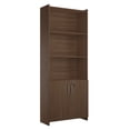 thumbnail image 2 of Librero 5 Repisas Moderno Decorativo Con Puertas Nogal 56118, 2 of 7