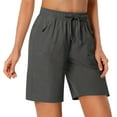 thumbnail image 3 of Rosvigor Womens Hiking Cargo Shorts Quick Dry Athletic Shorts for Women Golf Casual Summer Shorts with Pockets, 3 of 8
