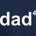 thumbnail image 3 of CafePress - Dad Of Four Dark T Shirt - Men's Classic Graphic Cotton T-Shirt, 3 of 4