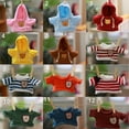 thumbnail image 2 of Cute Home Decoration Hoodie Yellow Duck Overalls Animal Dolls Plush Toy Clothes Kids Toys Dolls Accessories Sweater 16, 2 of 8