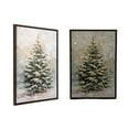 thumbnail image 5 of Snowy Christmas Tree Luminous Decorative Painting - Festive Light-Up Wall Art for Home, Cute Christmas Tree Painting with LED Light, Holiday Wall Decor,Black,15.75in/40cm, 5 of 16