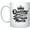 March, variant on Queens Are Born In February - White Ceramic Coffee Mug - Funny Birthday Gifts (February)