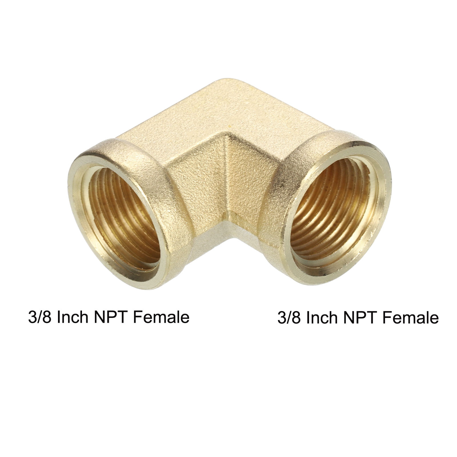 Unique Bargains 90 Degree Barstock Street Elbow Pipe Fitting Female Forged Adapter 32x32mm
