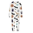 thumbnail image 4 of AGWOLF Halloween Family Pajamas Matching Sets Halloween Pajamas for Family 2024 Cute Mathcing Family Jammies 2 Piece Sleepwear Outfits Dad L, 4 of 7