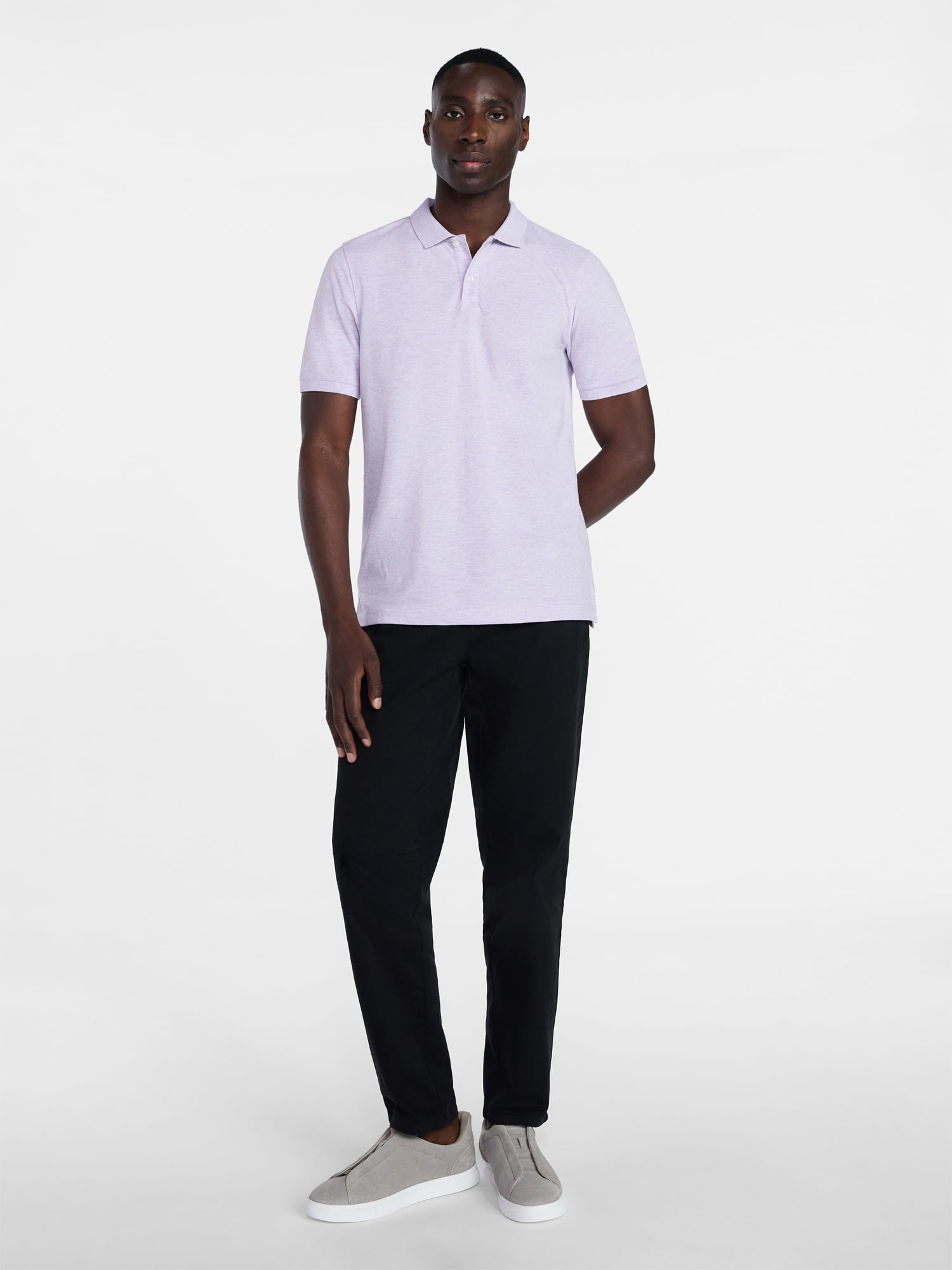 George Men's & Big Men's Classic Fit Pique Polo with Short Sleeves, Sizes XS-5XL, LT-3XLT
