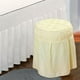 thumbnail image 5 of Accesorios de del para las Blanco crema shamjiam Funda Sillas Redondas, 5 of 8
