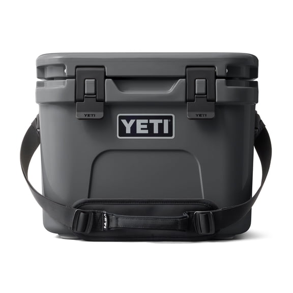 YETI Roadie 15 - Nevera rígida con correa para el hombro DoubleDuty, color carbón