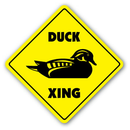 DUCK CROSSING Sign new xing hunter ducks animal (Best Duck Hunting Gun 2019)