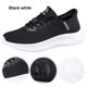 thumbnail image 4 of Zapatos Sin Cordones para Hombre Zapatos Deportivos para para Viajes Al Aire Libre (42 Blanco), 4 of 8