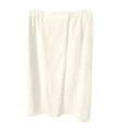 thumbnail image 4 of Lkhaha Women Wearable Bath Towel Wrap Adjustable Strapless Spa Shower Wrap with Pockets Beige One Size, 4 of 4