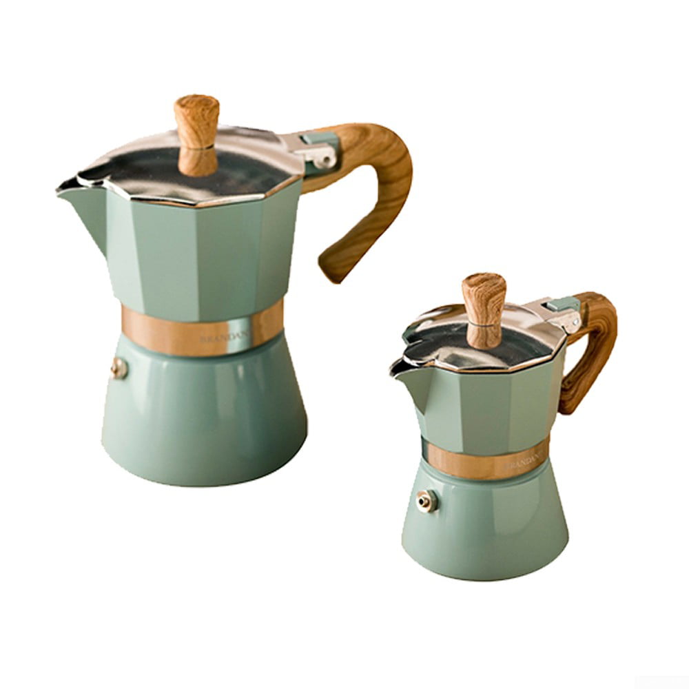 Aluminum Italian Moka Espresso Coffee Maker-Percolator Stove Top Pot 150/300ML 