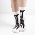 thumbnail image 2 of NOLDARES Halloween Socks Women, Skeleton Socks Funny Halloween Gifts for Women Girls(Z183-White), 2 of 6