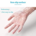 thumbnail image 2 of 500 PCS Disposable Food Prep Gloves - 500 Piece Plastic Food Safe Disposable Gloves, Food Handling, Transparent, One Size Fits Most (500 PCS）, 2 of 7
