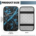 thumbnail image 5 of Yuyamidu Camo Hunting Armrest Cover for Car Truck Sedan Blue Wood Auto Center Console Cover Winter Warm Car Center Console Armrest Cushion Accessories, 5 of 7