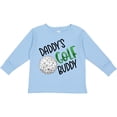 thumbnail image 3 of Inktastic Daddy's Golf Buddy with Golf Ball Boys or Girls Long Sleeve Toddler T-Shirt, 3 of 5