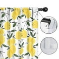 thumbnail image 4 of Blackout Kids Curtains,Yellow Lemon Fruit Leaves White Pattern Childrens Insulated Curtains Set Of 2,Bedroom Essentials,Toddler Room Decor 42"x84", 4 of 5