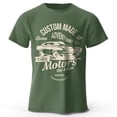 thumbnail image 2 of Men's Motors Printed T-Shirt 100% Cotton Oversized Vintage Old School Graphic Tees for Men Women Summer Tops, 2 of 10