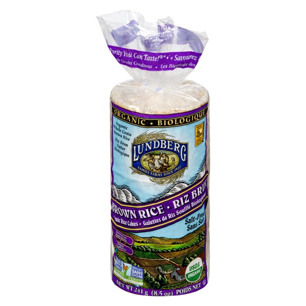 Lundberg Organic Brown No Salt Rice Cakes Walmart.ca