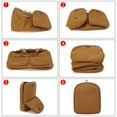 thumbnail image 6 of URSOFINE Duffle Bag with Shoes Compartment, Foldable Travel Duffel Bags for Men Women, Packable Travel Bag Waterproof Overnight Weekender Bags with Trolley Sleeve, 6 of 9
