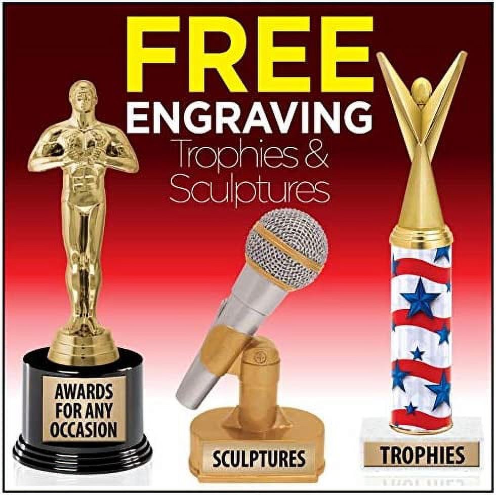 Ping Pong Trophy | COLORED Paddles Table Tennis Award