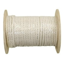 0.5 in. x 200 ft. Twisted Cotton Rope, Natural