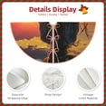 thumbnail image 5 of Balery Sunset Western Cowgirl Printed Christmas Tree Skirt , Merry Christmas Party Christmas Tree Decoration,Adjustable Tree Skirt-48", 5 of 8