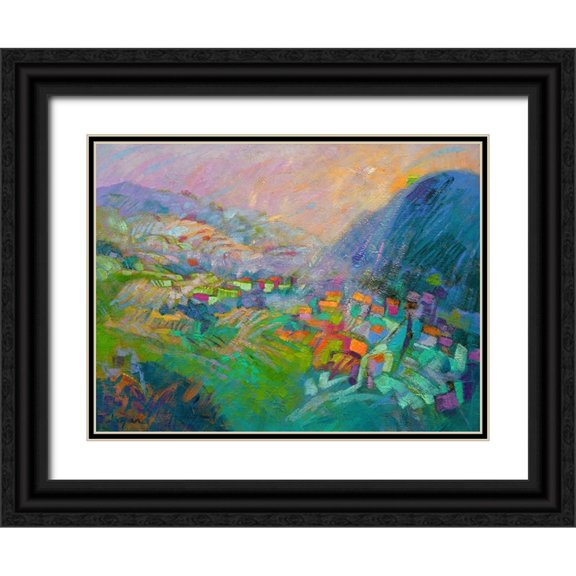 Fagan, Dorothy 14x12 Black Ornate Wood Framed with Double Matting Museum Art Print Titled - Embraced