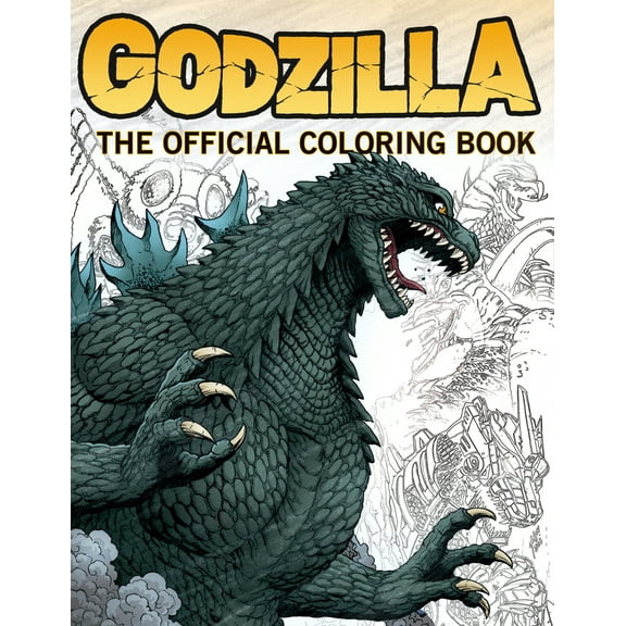 Pre-Owned Godzilla: The Official Coloring Book (Paperback) by Titan