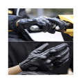 thumbnail image 2 of Guantes De Moto Portátiles 100% Piel De Cabra  XL Malubero Negro, 2 of 5