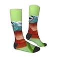 thumbnail image 4 of Lsque Flying Frog On Branch Printed Crew Socks Men's Women's LightWeight Thin Casual Calf Socks ,Knee High Socks,Cotton Socks, 4 of 9