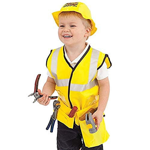 Dissytoys Construction Worker Costume Kids Engineering Role Play Dress