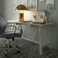 thumbnail image 2 of Simpli Home Dylan Solid Wood Industrial 60 " Writing Office Desk in White, 2 of 3