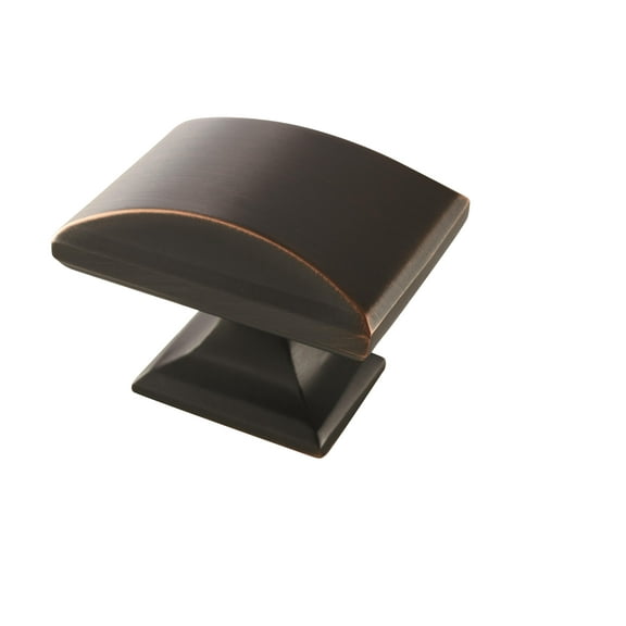 Amerock Candler 1-1/2 inch (38mm) Length Oil-Rubbed Bronze Cabinet Knob, 5 Pack