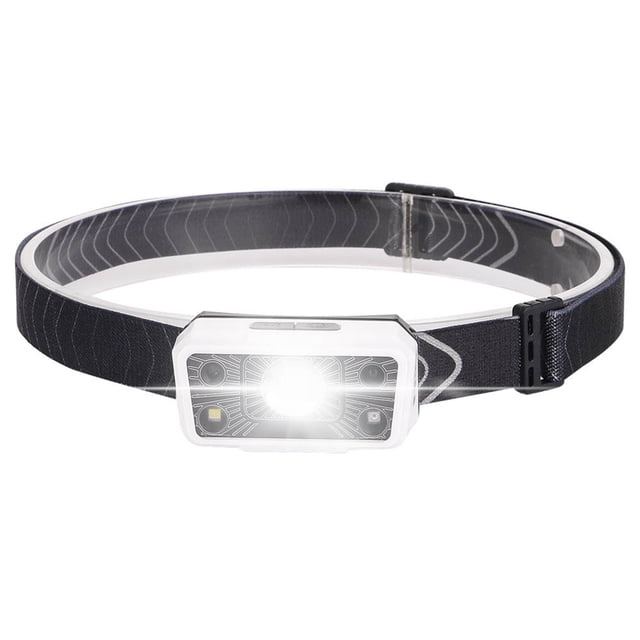 Greeniant Faro Universal Compacto ABS Duradero Ligero Cómodo de llevar Elástico Unisex Linterna Interior Intensidad del concentrado Flexible Ropa Deportiva, Zapatos Blanco Greeniant OD029430-01