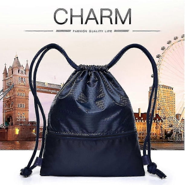 Strap Drawstring Basketball Backpack Outdoor Backpack Dance Bag Schoolbag A